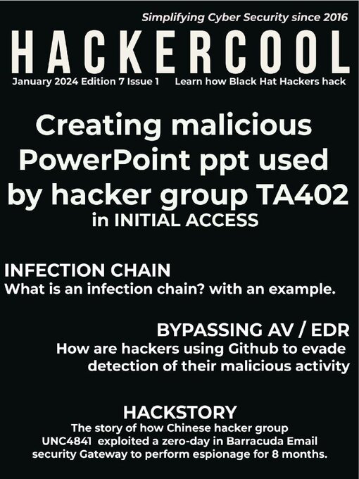 Title details for Hackercool Magazine by Hackercool Cybersecurity OPC Pvt Ltd - Available